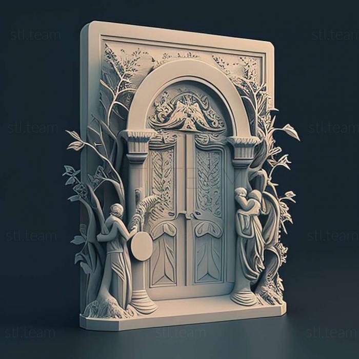 3D модель Игра Белая дверь (STL)